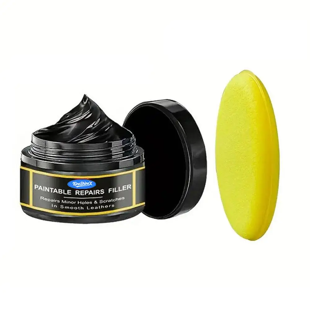 Reparatiecrème voor krasjes in het auto-interieur, interieur- en exterieur plastic polijstwas, reparatie van zwart interieur en dashboard plastic oppervlakken
