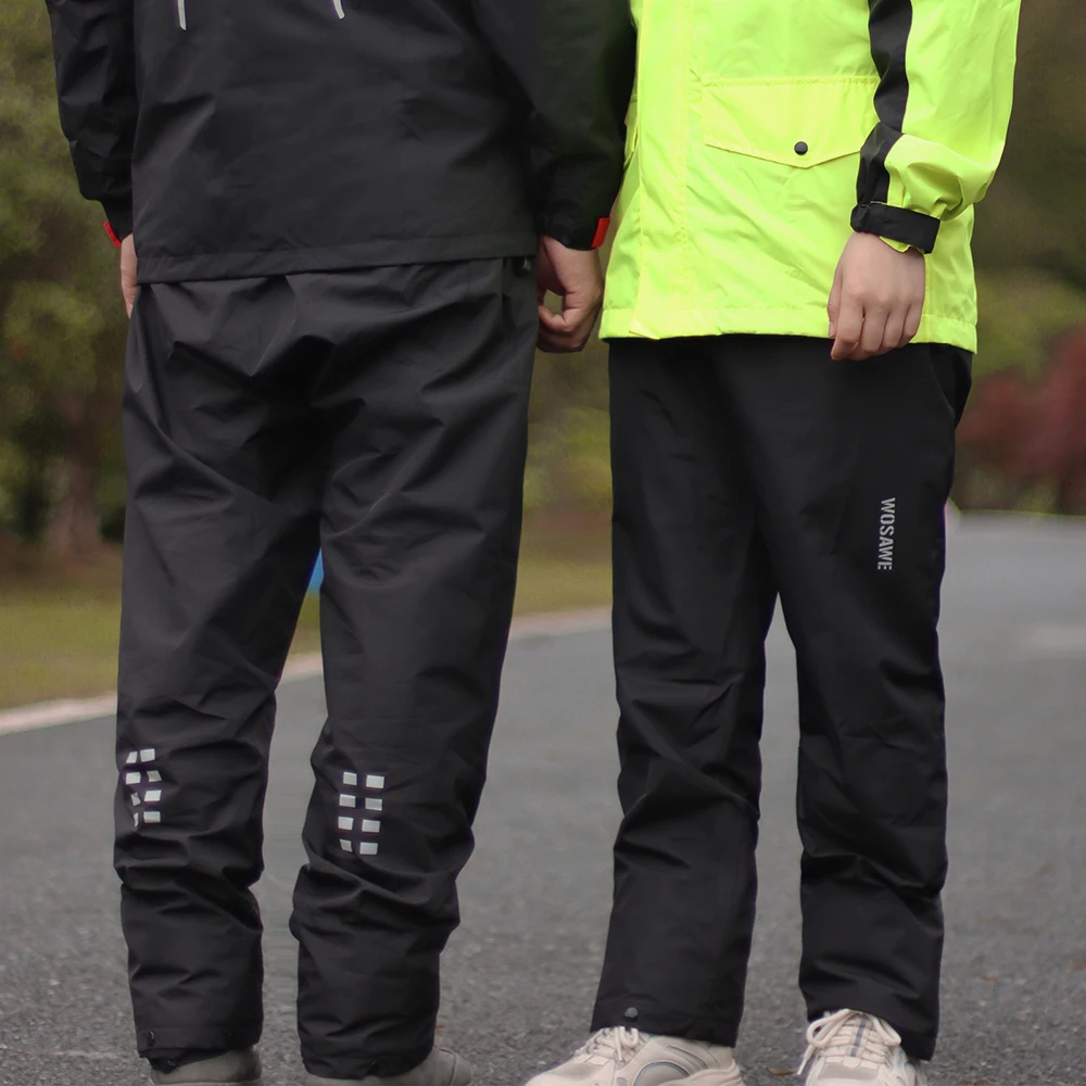 Wosawe ultraleichte Männer/Frauen im Freien wasserdicht Windschutz Motorrad Fahrrad fahren Regen hose Radfahren Wander ausflug Regen hose