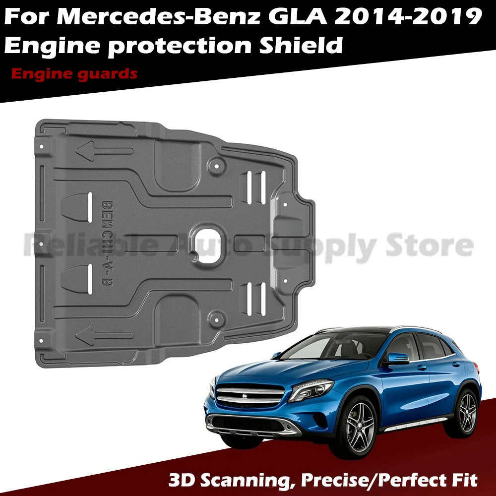 

Professional Engine Shield System for Mercedes-Benz CLA200 2014-2019 - 3D Scanned Exact Fitment - Durable Performance