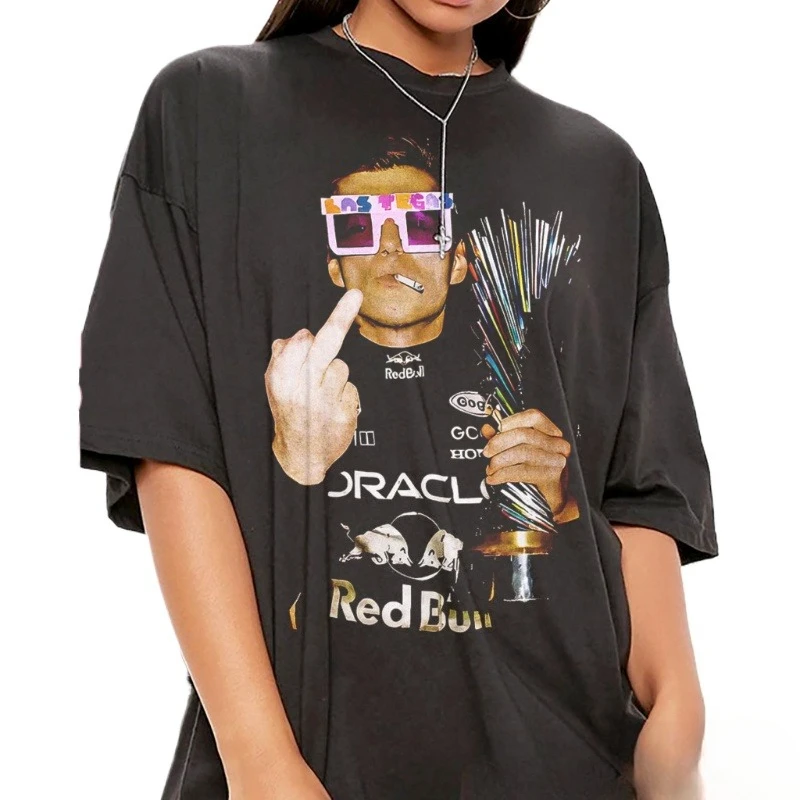 Funny Max Pink Sunglasses Middle Finger T-Shirt | Celebrity Portrait Meme Tee