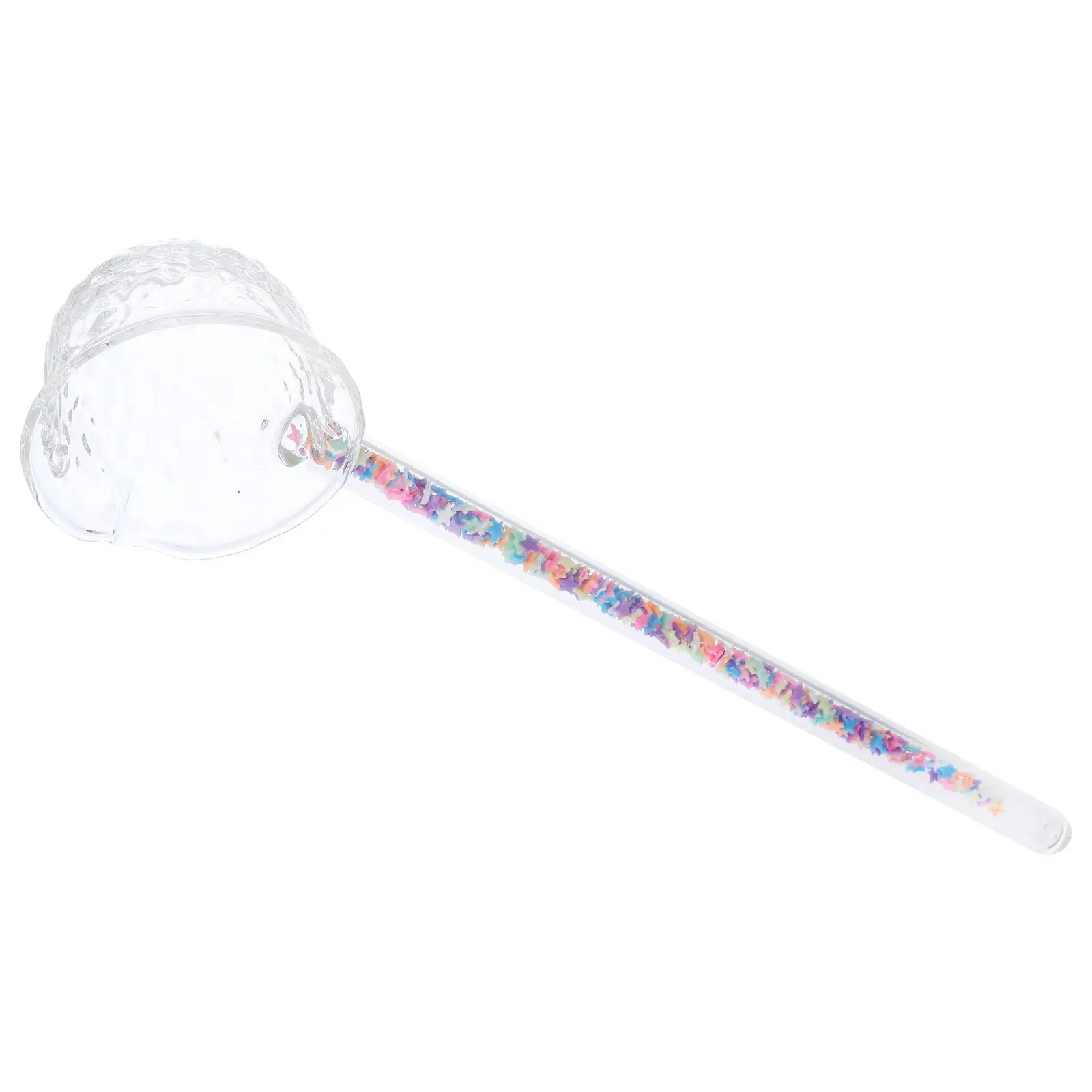 

Glass Tea Spoon with Spout Elegant Handheld Serving Spoon for Loose Tea Bird's Nest Shark Fin Porridge Dessert