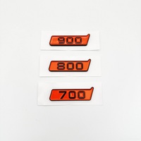 3D ABS Car Logo Green Orange 700 800 900 Emblem For W463 W205 X253 W218 G63 G65 G700 G800 G900 Car Side Trunk Sticker