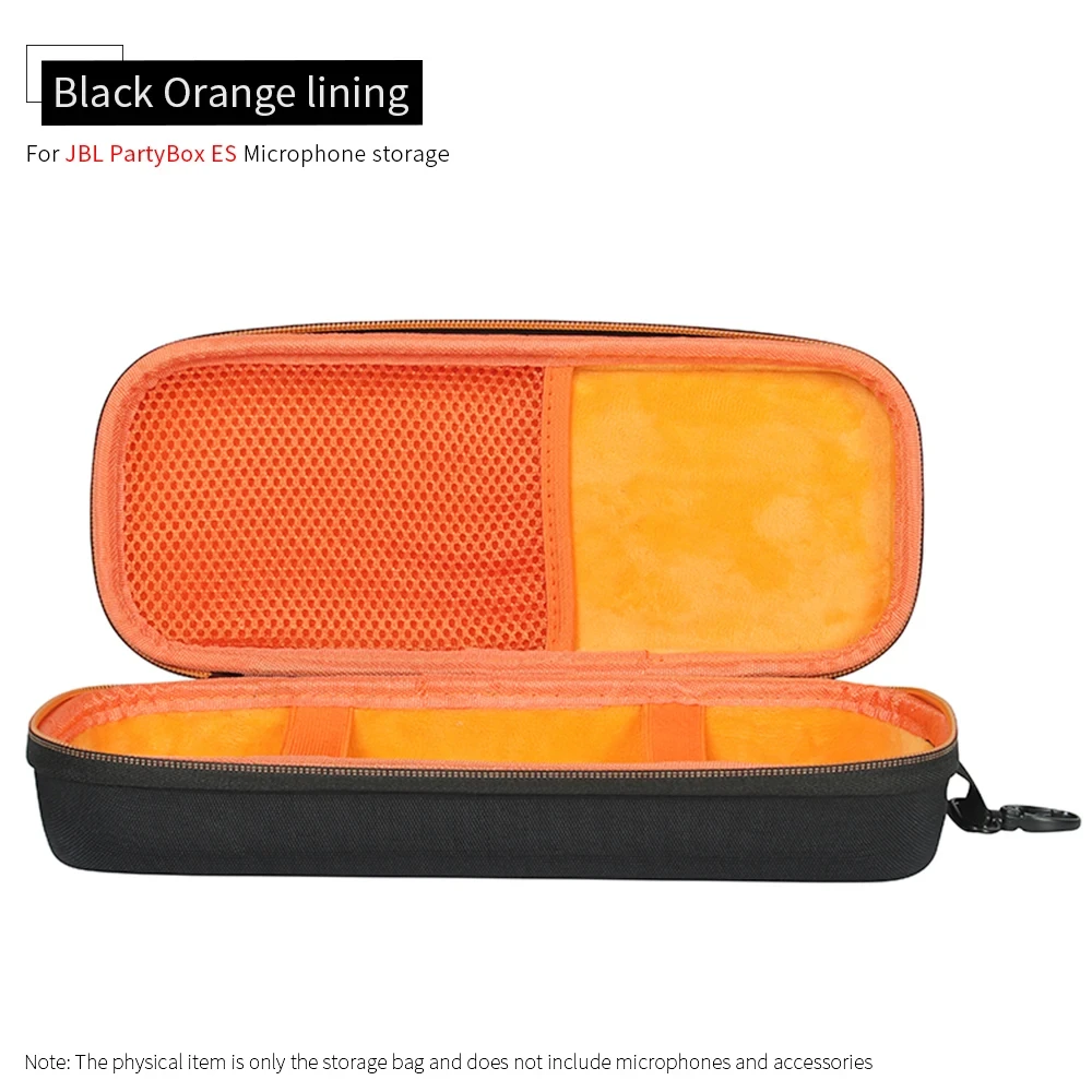 

Portable Hard EVA Storage Bag for JBL PartyBox ES Speaker Microphone Box Bluetooth-compatible K Song Travel Carrying Case