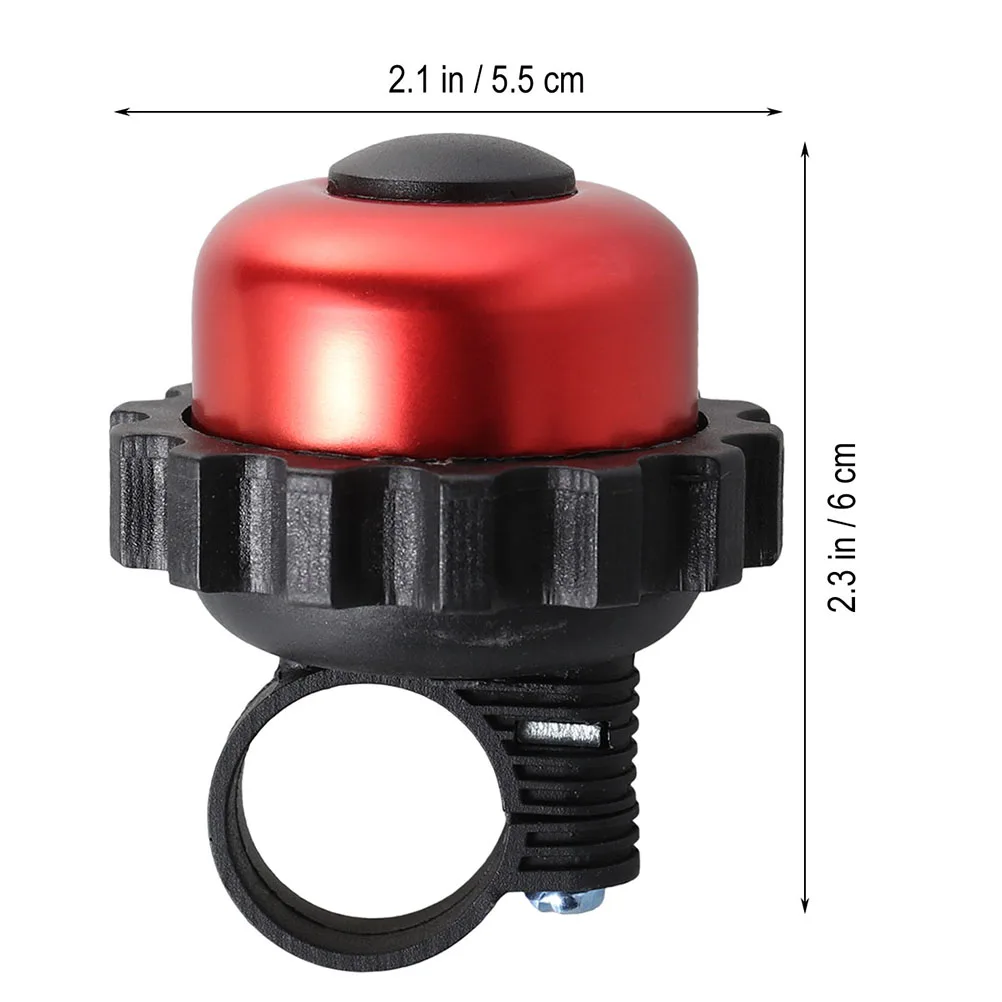 

3pcs Rotating Bike Bell Alloy Anti-Rust Loud Ring Cycling Warning Accessories for Mountain Road Folding Bikes