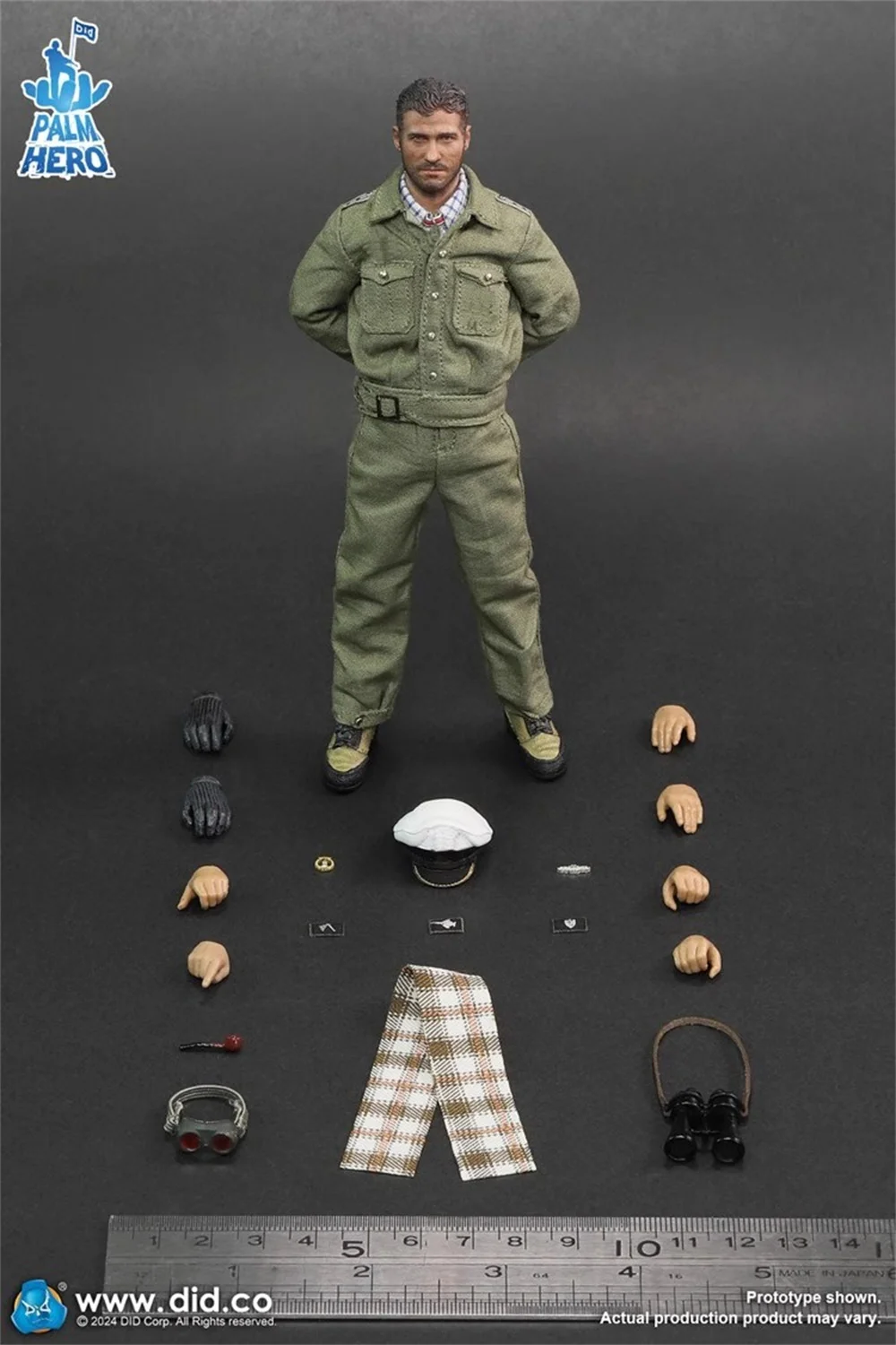 Ensemble complet de figurines mobiles, Palm Pocket Series, bateau U, soldat, capitaine beurre, cadeau, meilleure vente, DID XD80026, environ 6 ", 1/12