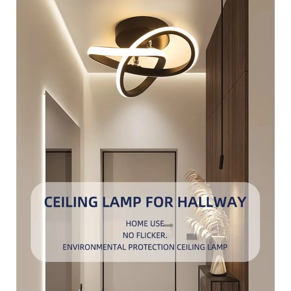 موردن جولة سقف ليد حديث مصباح إضاءة داخلية للمطبخ الطعام غرفة المعيشة الممر الممر ديكور غرفة نوم ضوء السقف