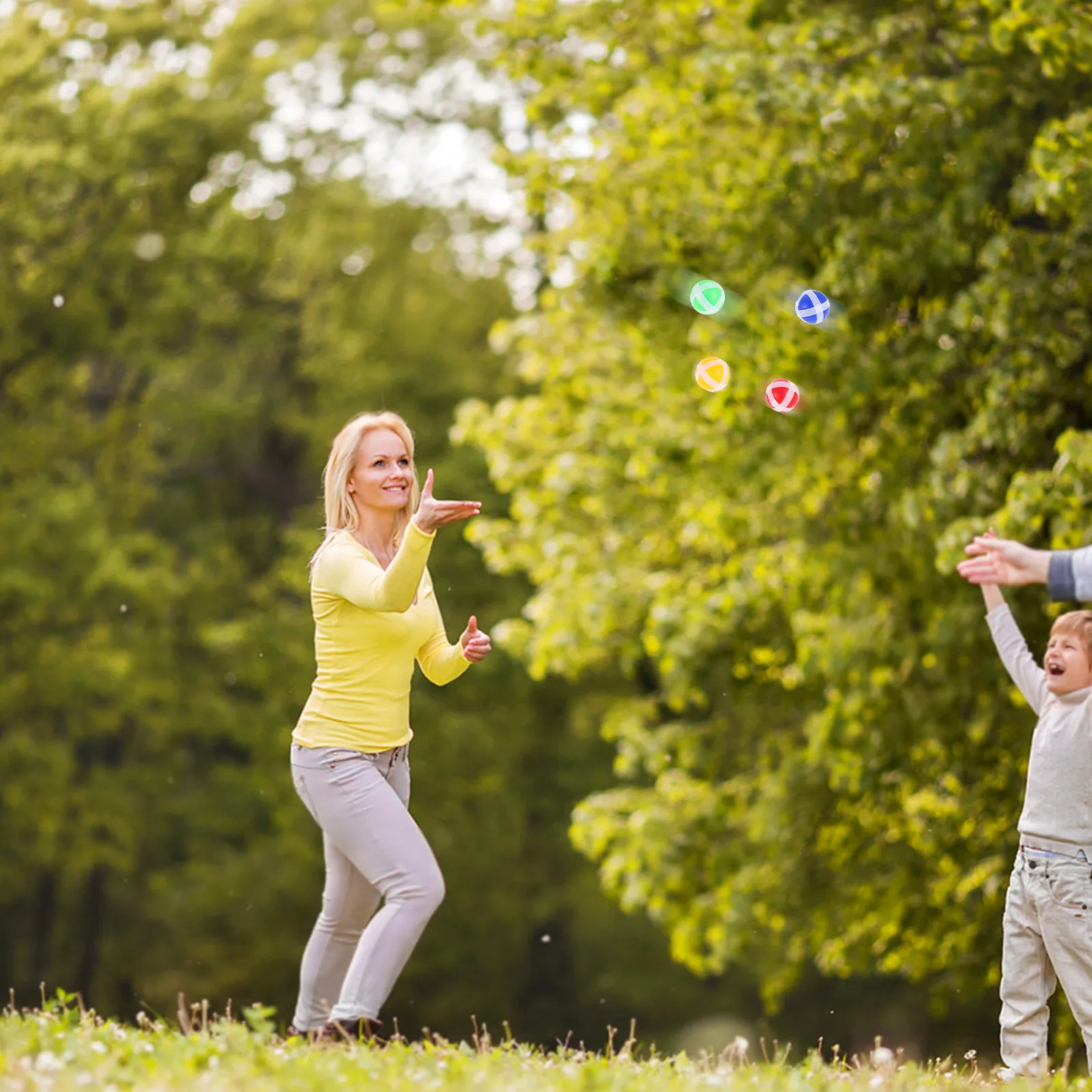

16Pcs Dart Board Sticky Balls Small Portable Plastic Sticky Balls for Indoor Family Outdoor Party Game Accessories