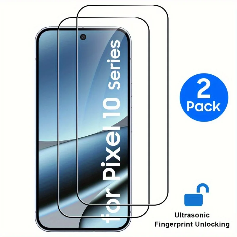 

2Pack Screen Protector Google Pixel 10 9 Pro XL Full Coverage HD Clear 9H Tempered Glass for Google Pixel 10 9 Glass
