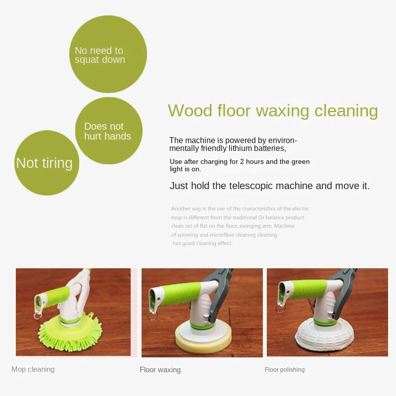 가정용 조절식 전동 회전 세척 브러시, 무선 충전식 욕실 청소기 (연장 핸들 포함), 세면대 브러시