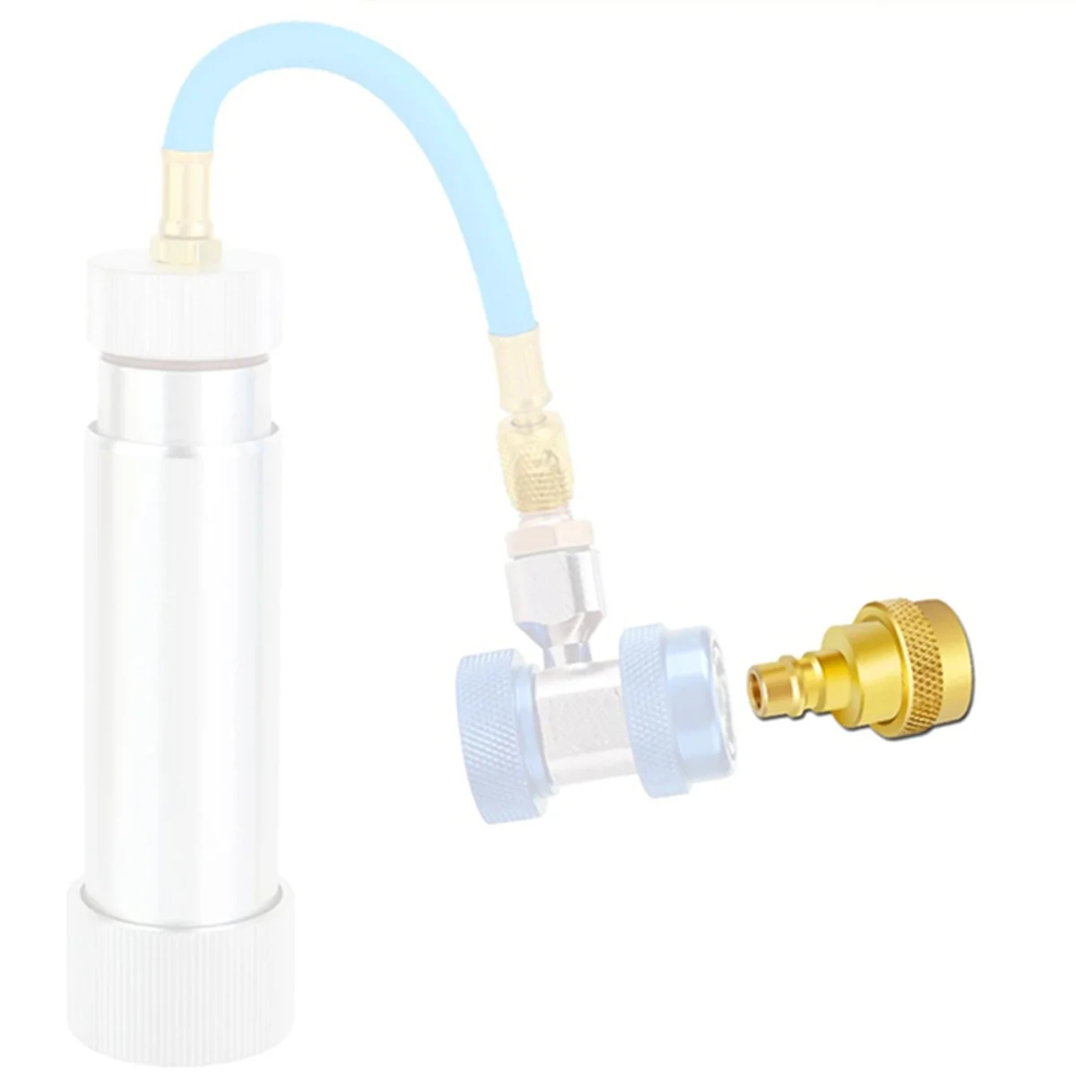 

A002 R134a to R1234yf Conversion Kit,Quick Adapter Adjustable High&Low Voltage Connector, Air Conditioner Refrigerant System