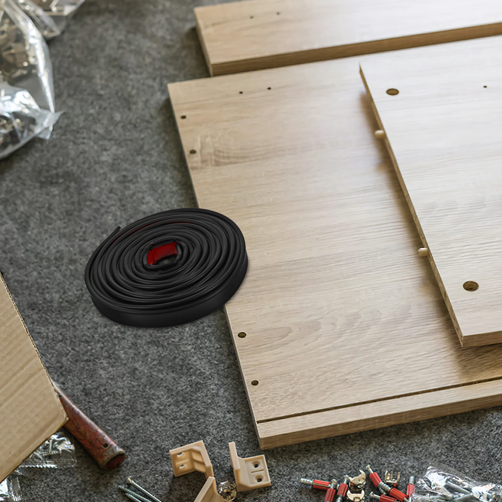 

Self Adhesive U Shape Edge Banding Veneer Edging Trim Flexible Furniture Strip for Countertop Table Cabinets Shelves Home Decor