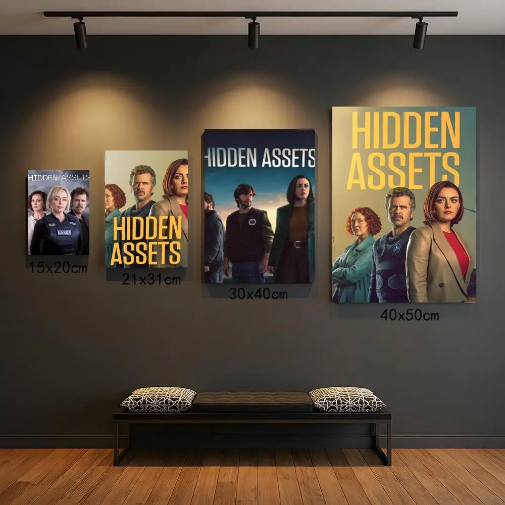 tv series H-Hidden Assets-S Poster Peel and Stick Wall Art for Cafe Office Bar and Home Decoration