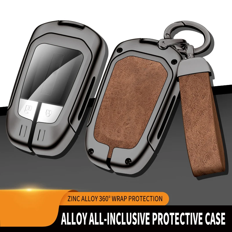 

Car Key Case Cover For Isuzu DMAX D-Max Toy43 X-Terrain Pickup 2022 2023 Zinc Alloy Remote Protector Key Shell Car Accessories