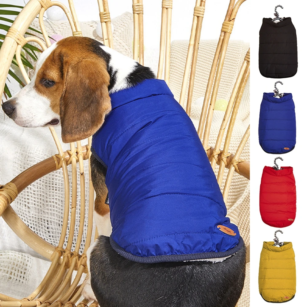 Warm Dog Jacket Dog Coats Jackets Pets Cold Weather Wearing Soft Comfortable Pet Clothes Warm Clothing Dogs Winter Coat