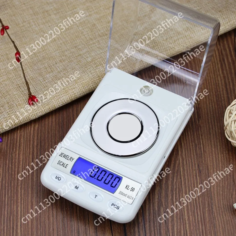 High-precision scale 0.001g powder weighed small balance milligram  gold weighed carat scale jewelry scale