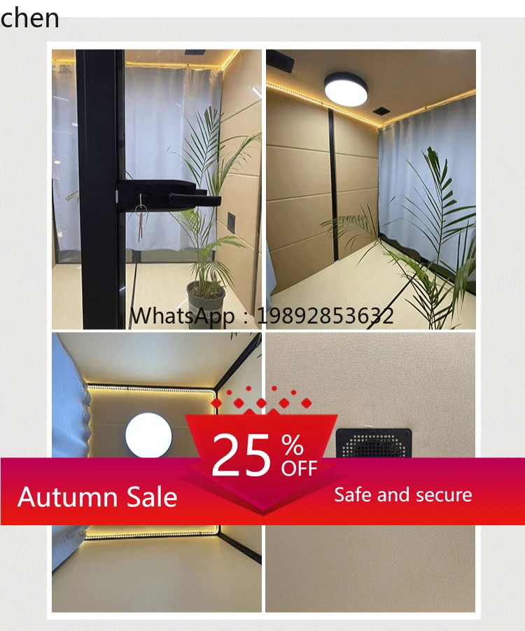 

removable soundproof room silent cabin office learning recording studio singing room
