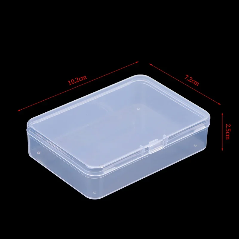1pc Game Card Transparent Box Jewelry Storage Container 10x7cm Board Game Box Jewelry Storage Container 10x7cm Board Game Box