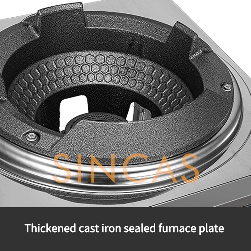 Fogão a gás comercial, baixa pressão, fogo feroz, fogo lento, fogo intenso, fogão único, gás natural, proteção contra falha de chama