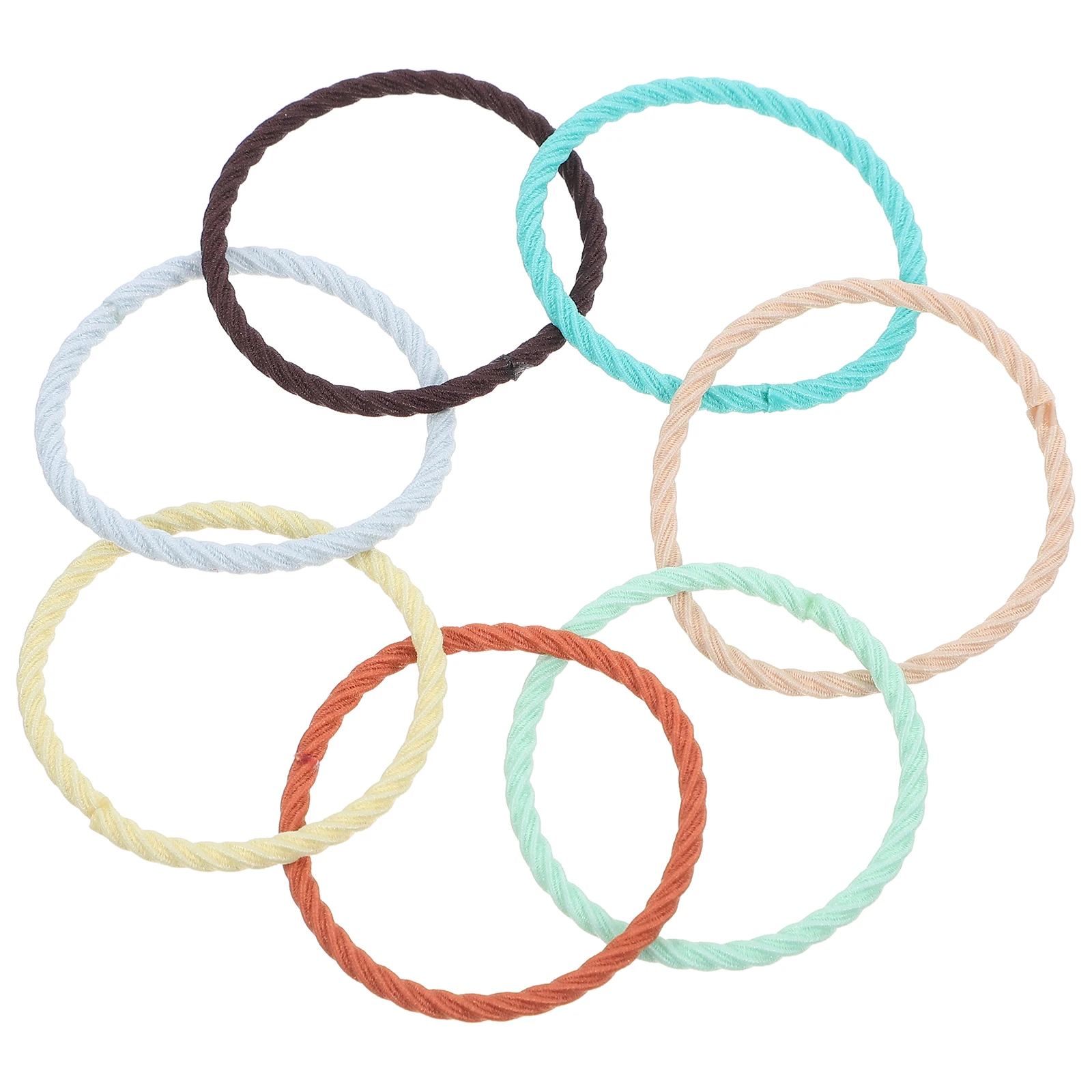 

100pcs Ties Elastic Bands Ponytail Holders for Women Girls Bulk Pack Macaron Hair Ties For Braids Color Hair Accessories