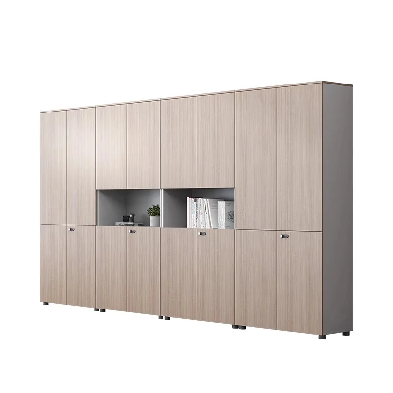 

Wooden short office file High combined Partition cabinet Tea printer Wooden storage cabinet