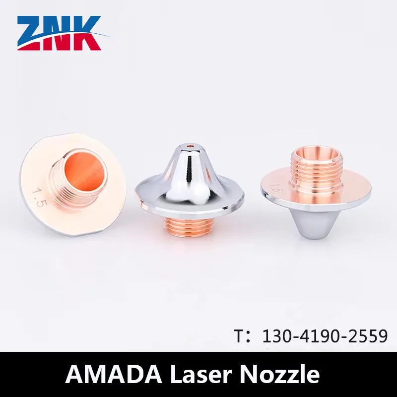 AMADA Fiber laser cutting machine nozzle single-layer 1.5/double-layer 2.0 special copper cutting nozzle copper nozzle