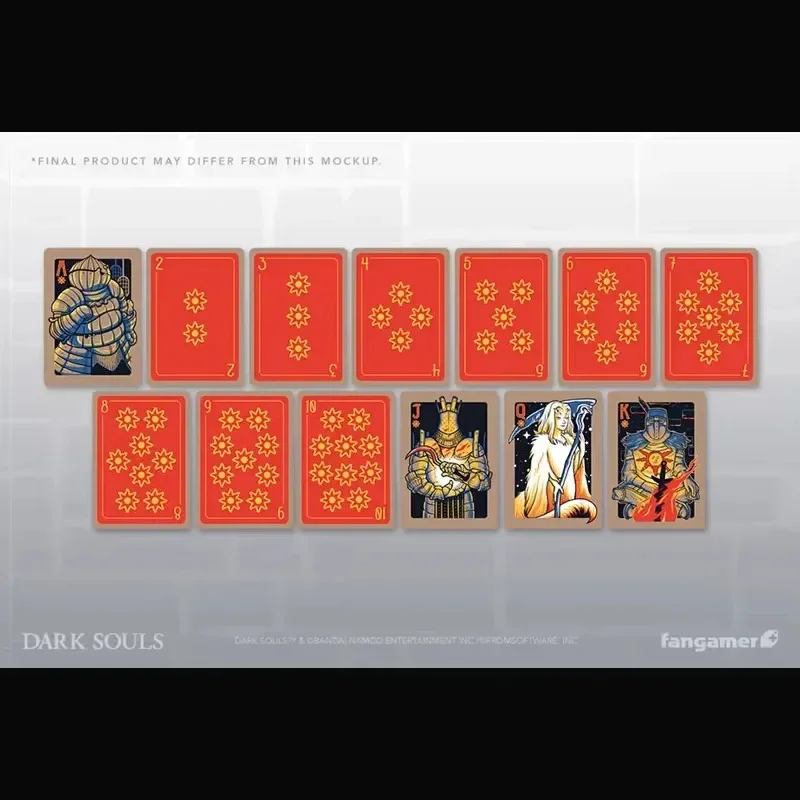 Baralho de cartas de pôquer Dark Souls com 52 cartas, perfeito para jogar pôquer Black Jack Big 2 e outros jogos de cartas