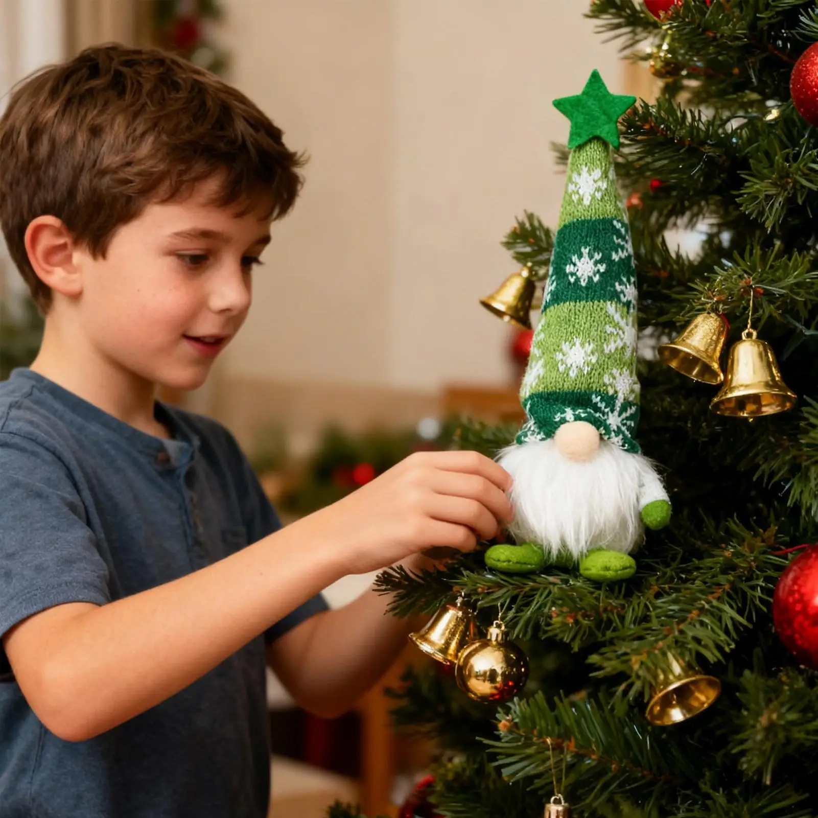 جديد متوهجة جنوم عيد الميلاد دمية مجهولي الهوية عيد ميلاد سعيد ديكور المنزل نافيداد ناتال هدية السنة الجديدة هدايا عيد الميلاد