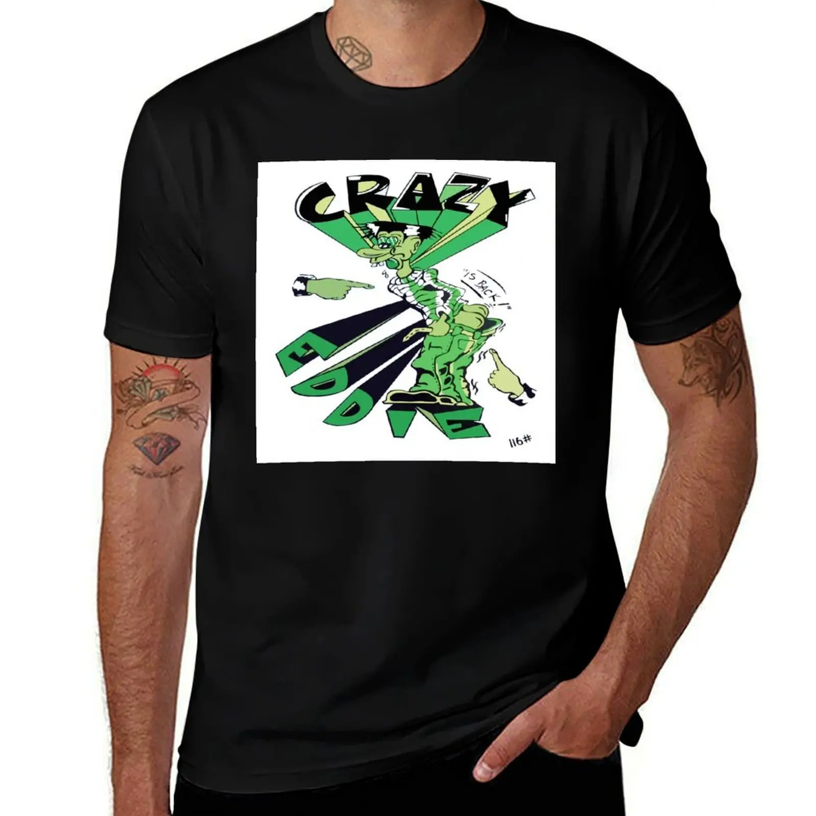 

Crazy Eddie is Back - Original 116th Street Harlem Bag Design FRESH T-Shirt Work Utility Casual Tee Shirt