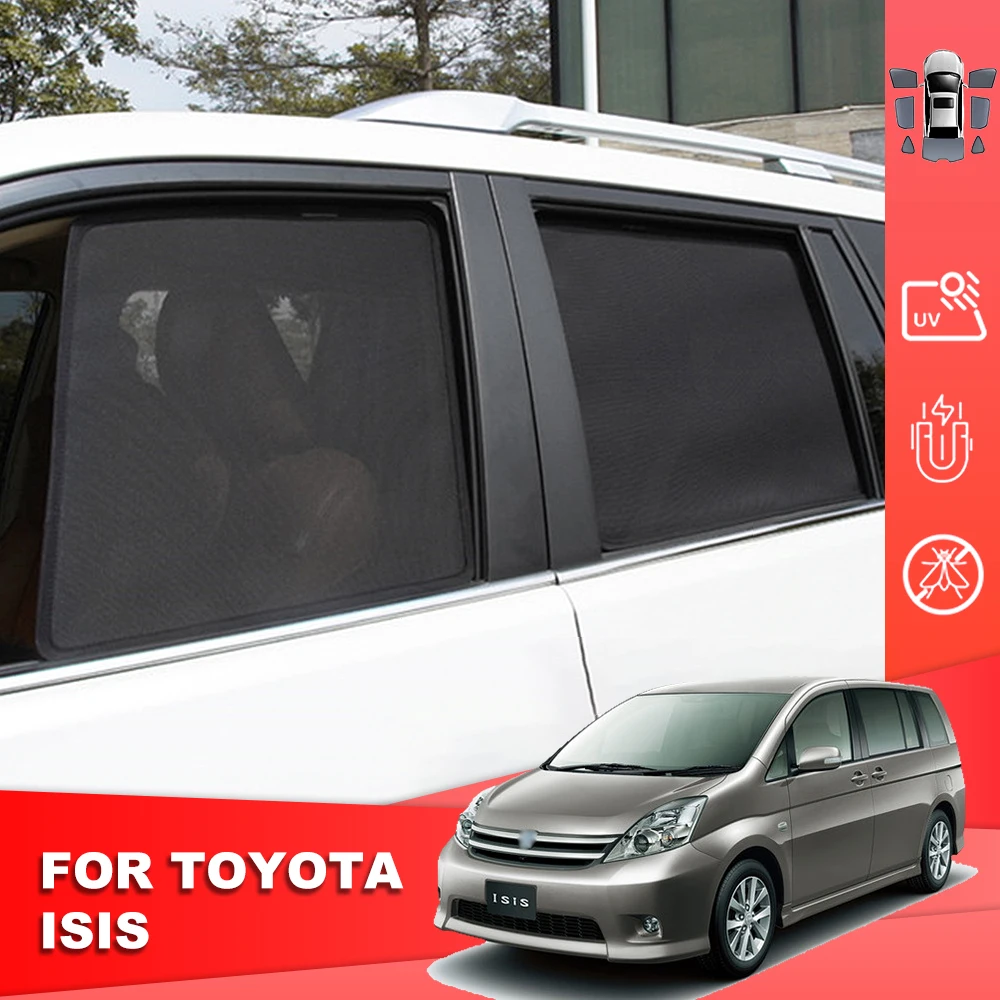 

Для Toyota ISIS AM10 2004-2017 автомобильный солнцезащитный козырек магнитный задний боковой детский оконный козырек от солнца козырек переднее лобовое стекло сетчатая занавеска