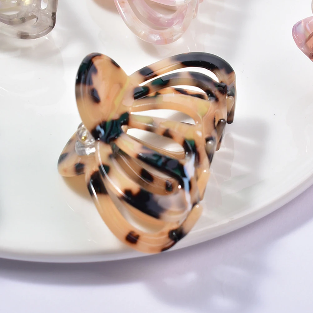 

Bohemian Clips Acetate Sheet Claw Clips for Women Girls Hair Accessories Jaw Claws Non Slip Comfortable Wear Prom Evening Party
