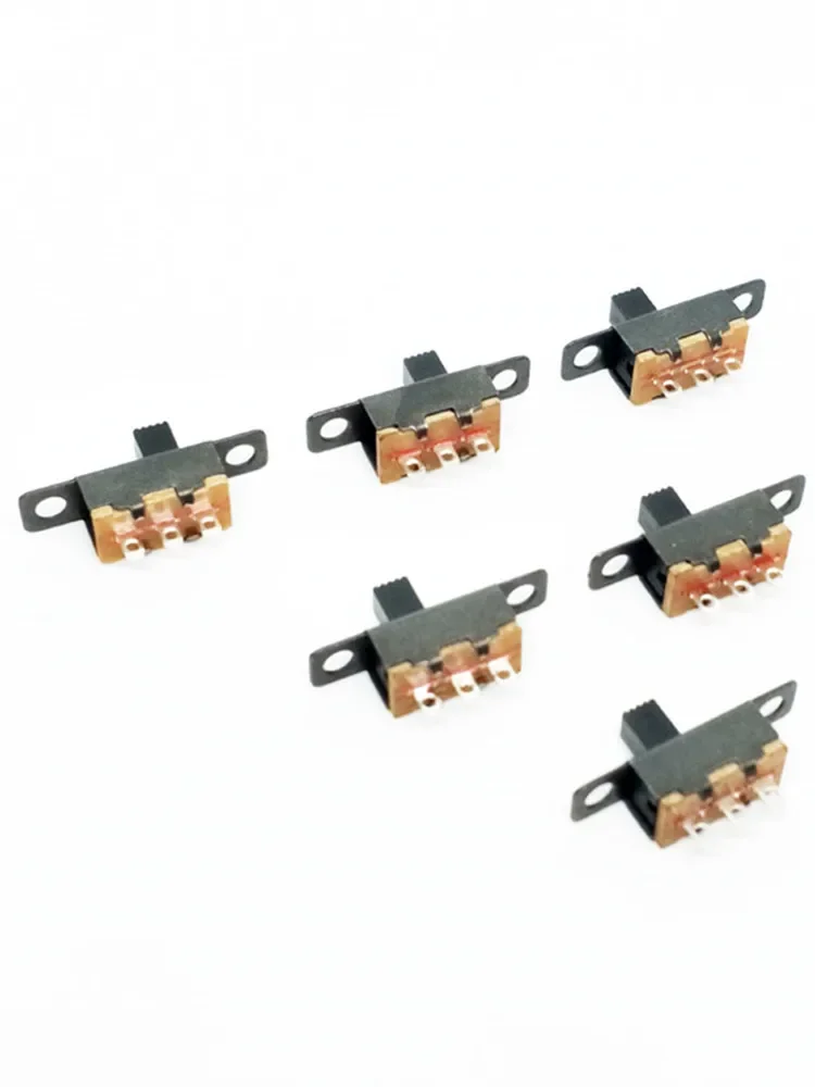 10PCS SS12F15 SS12F15VG4 G3G4G5G6G7 Toggle  3Pin 1P2T Slide  Handle High 3MM4MM5MM6MM7MM