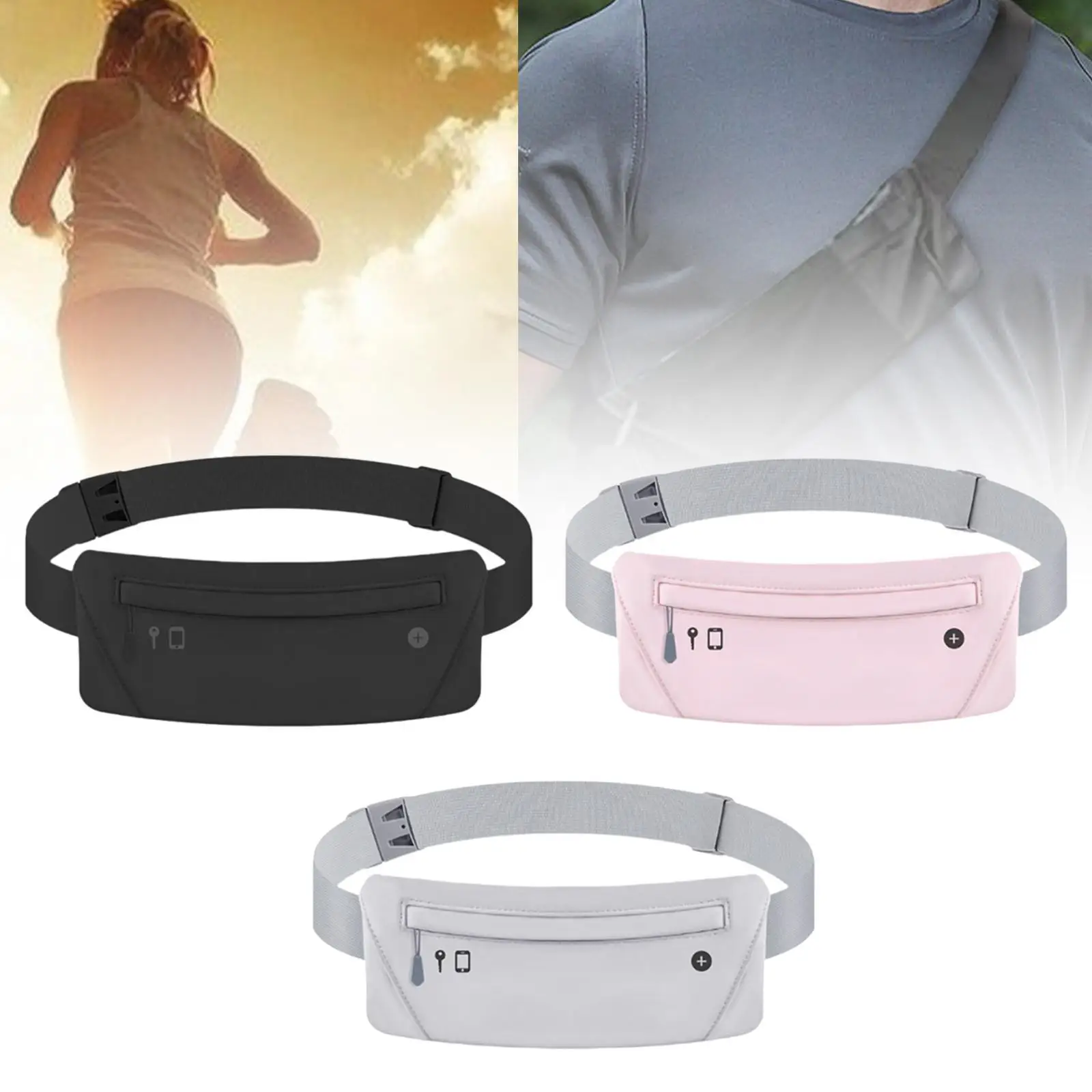 

Passel Fanny Pack Exercise Waist Bag with Cable Hole -federal Bag Sport Sport