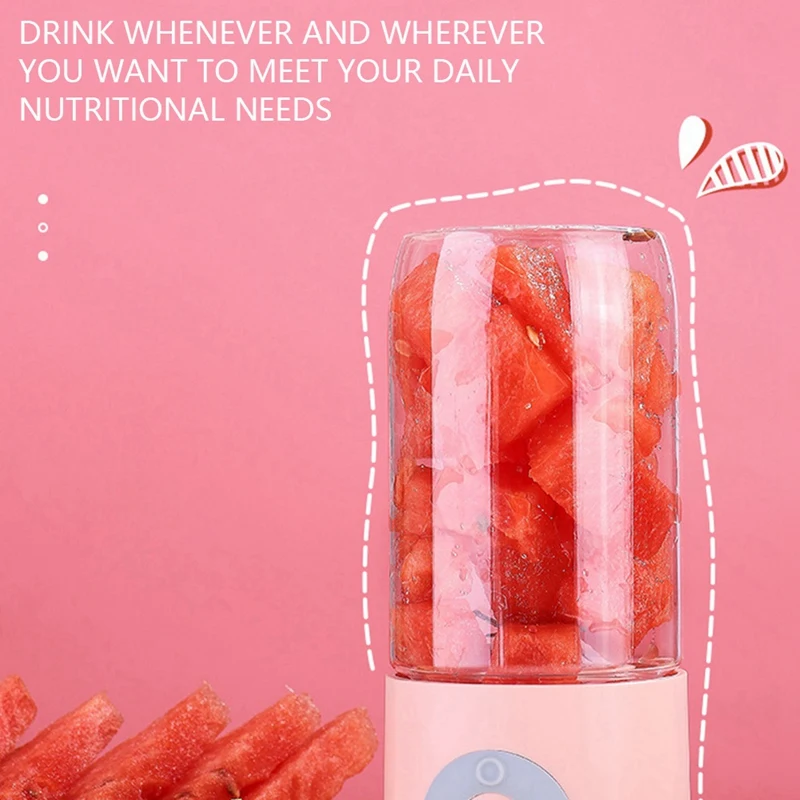 Portable Blender, Juicer Wireless Portable Ice Breaking Electric Juicer Cup, Handheld Blender Sports