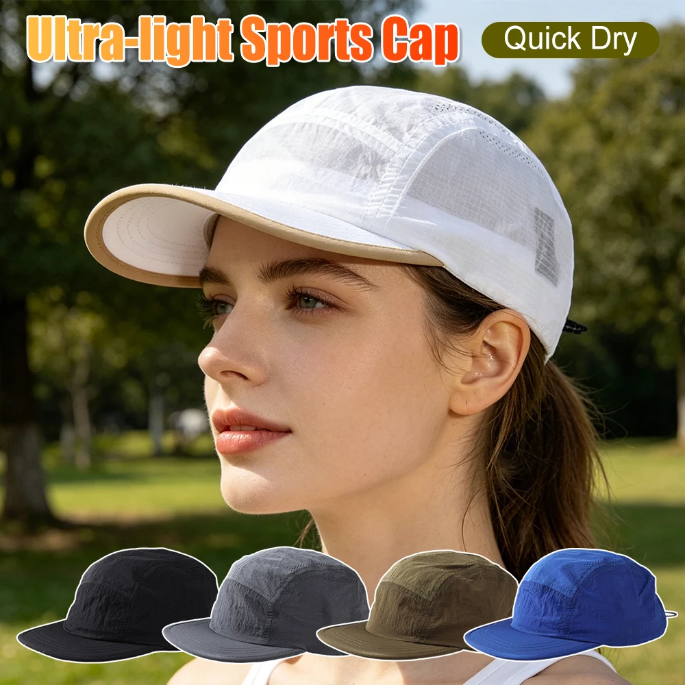 

Quick Dry Baseball Cap Ultra-light Ultra-light Sports Hats Men Women Sun Hat Foldable Soft Brim Breathable Running Hiking Cap