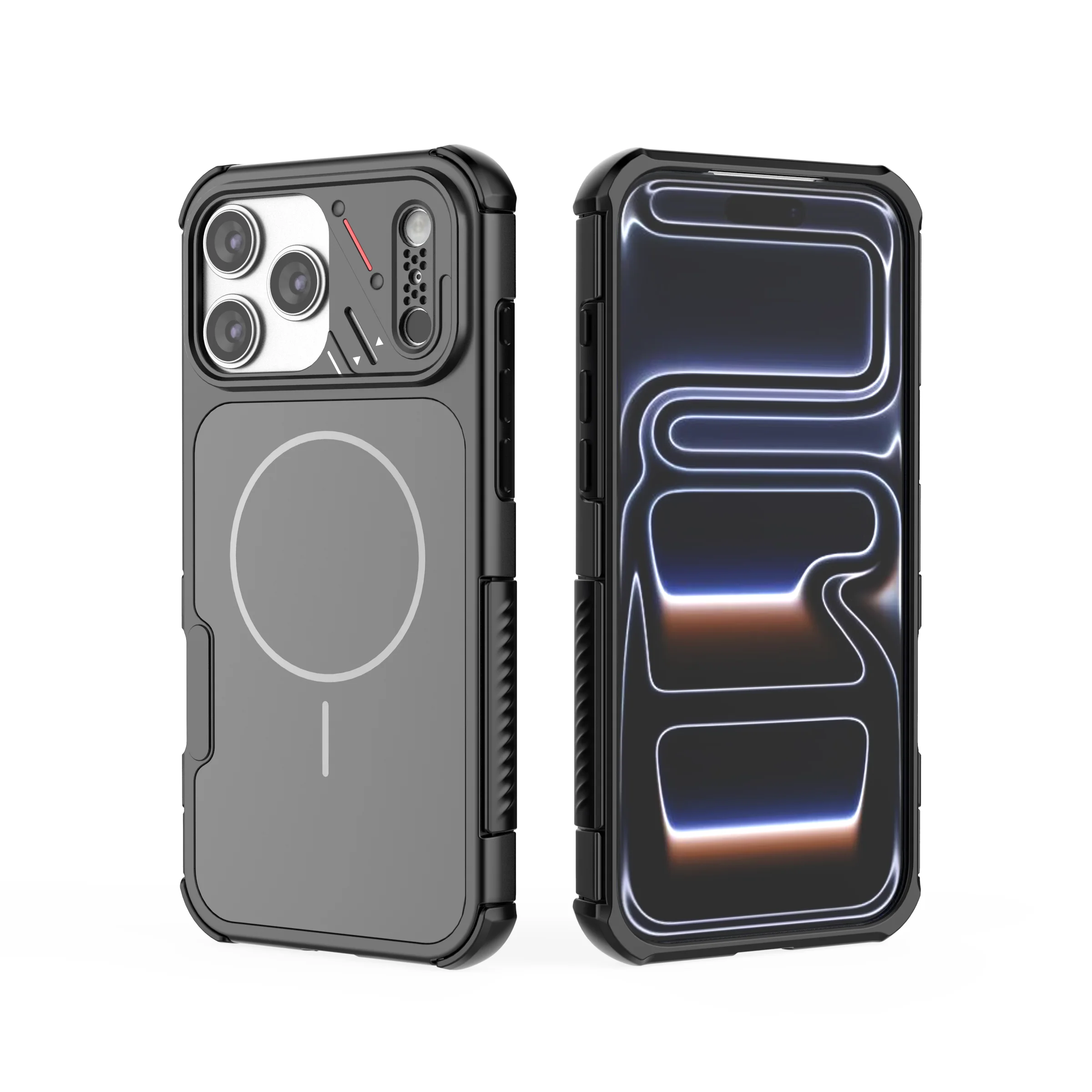 

Anti-Scratch Rugged Protective Case for Iphone 17 Pro Max 16 Pro Iphone16 Iphone17 Non-Fingerprint Phone Covers