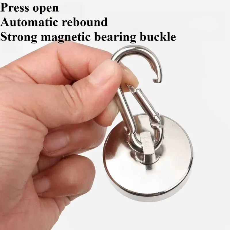 Strengthened Powerful Magnetic Iron Boron Absorber Thickened Suction Cup Base Holder Recovery Magnet Heavy Duty Magnet