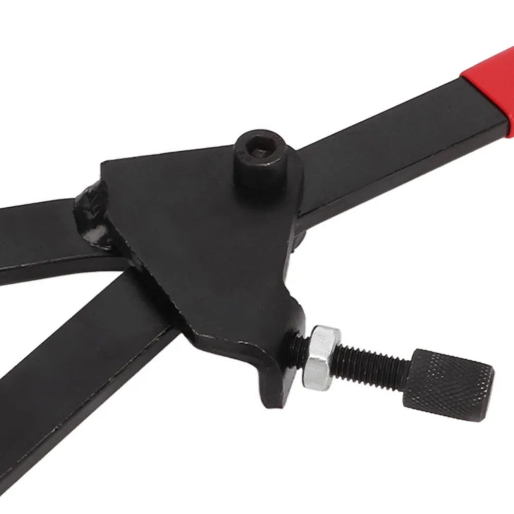 Adjustable Clutch Holder Wrench 68-125mm Carbon Steel Universal Pulley Holder Universal PVC Grip Flywheel Holder Spanner