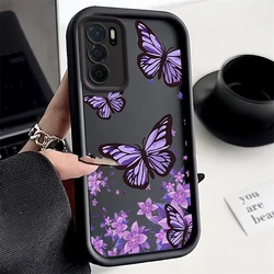A 54S Butterfly New Sky Eye Phone Case For OPPO A54S A54 A72 A92 A36 A55 A77 A52 A12E A16 A17 A57 A31 A15 A18 A38 A58 A76 Cover