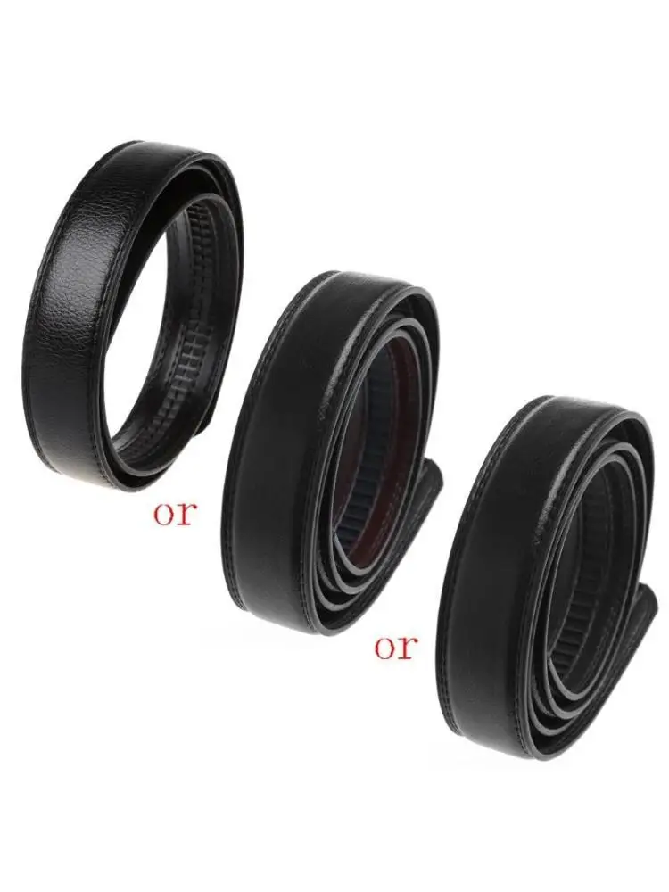 

A52E Мужской автоматический деловой ремень из искусственной кожи, заменяющий пояс без пряжки