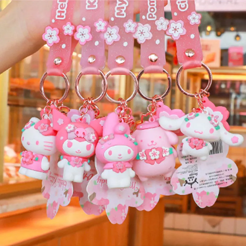 Miniso Genuine Sanrio Limited Series Pendant Model 2022 Kulomi Laurel Dog Ordinary Key Tool Cartoon Toys Gifts