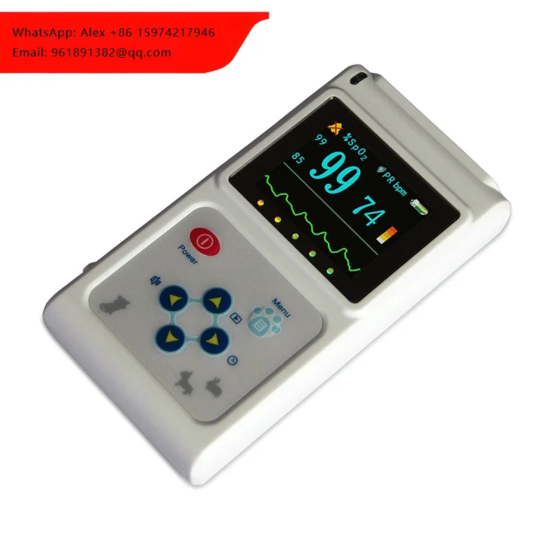 

CMS60D-VET Animal Cat Dog Veterinary Pulse Oximeter Blood Oxygen Saturation Detector Colorful Screen Display Two No.5