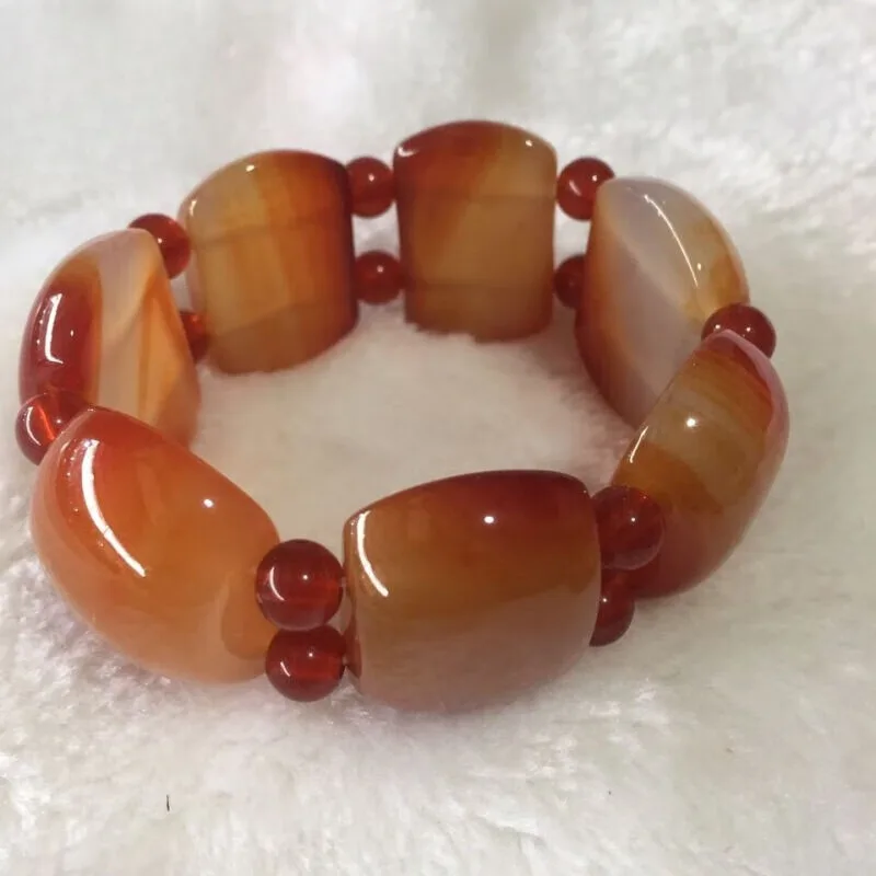 Boutique Red Agate Bracelet Transshipment Red Row.