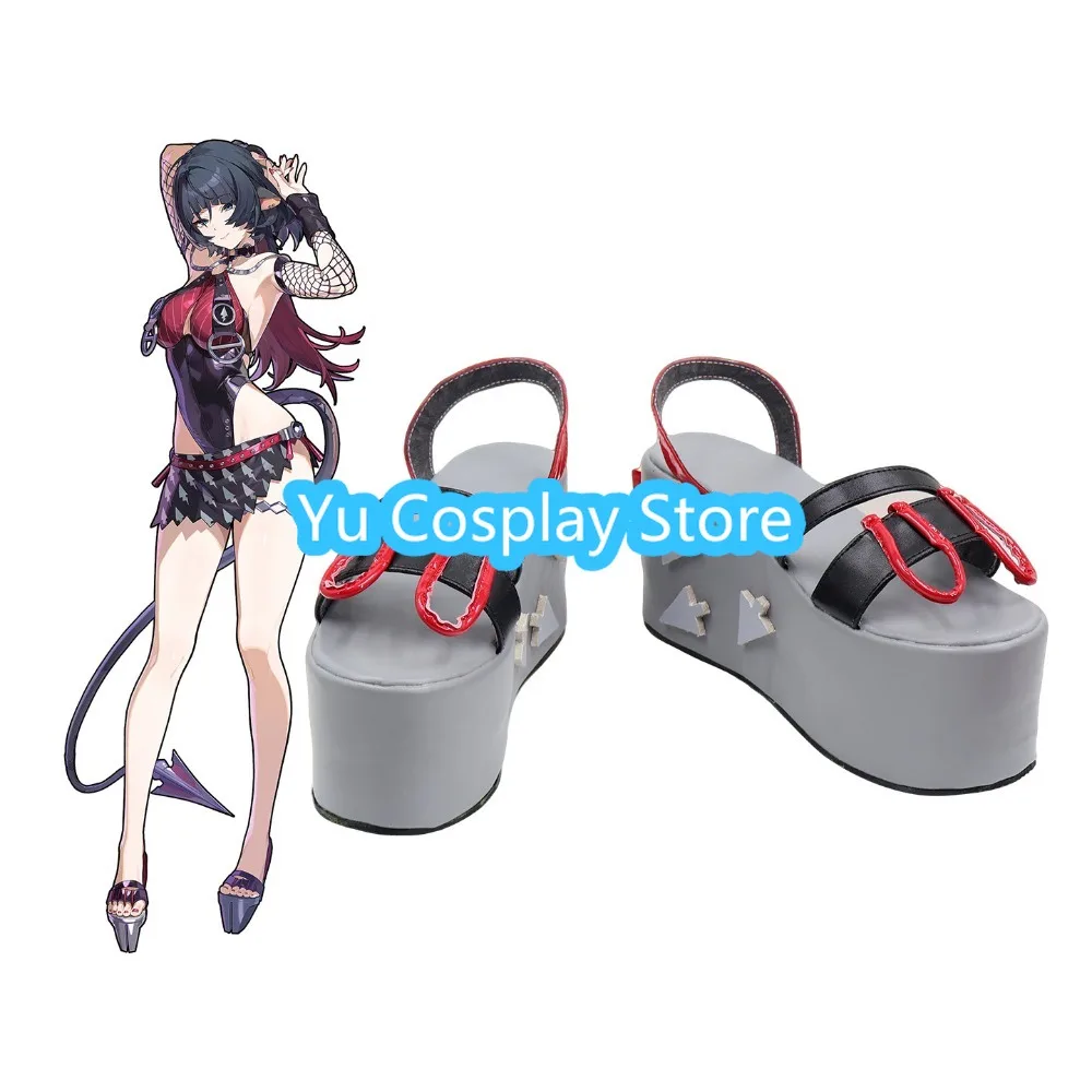 

Zenless Zone Zero Jane Doe Light Role Playing Shoes Game Agent Leather Boots Custom Halloween Costume Props