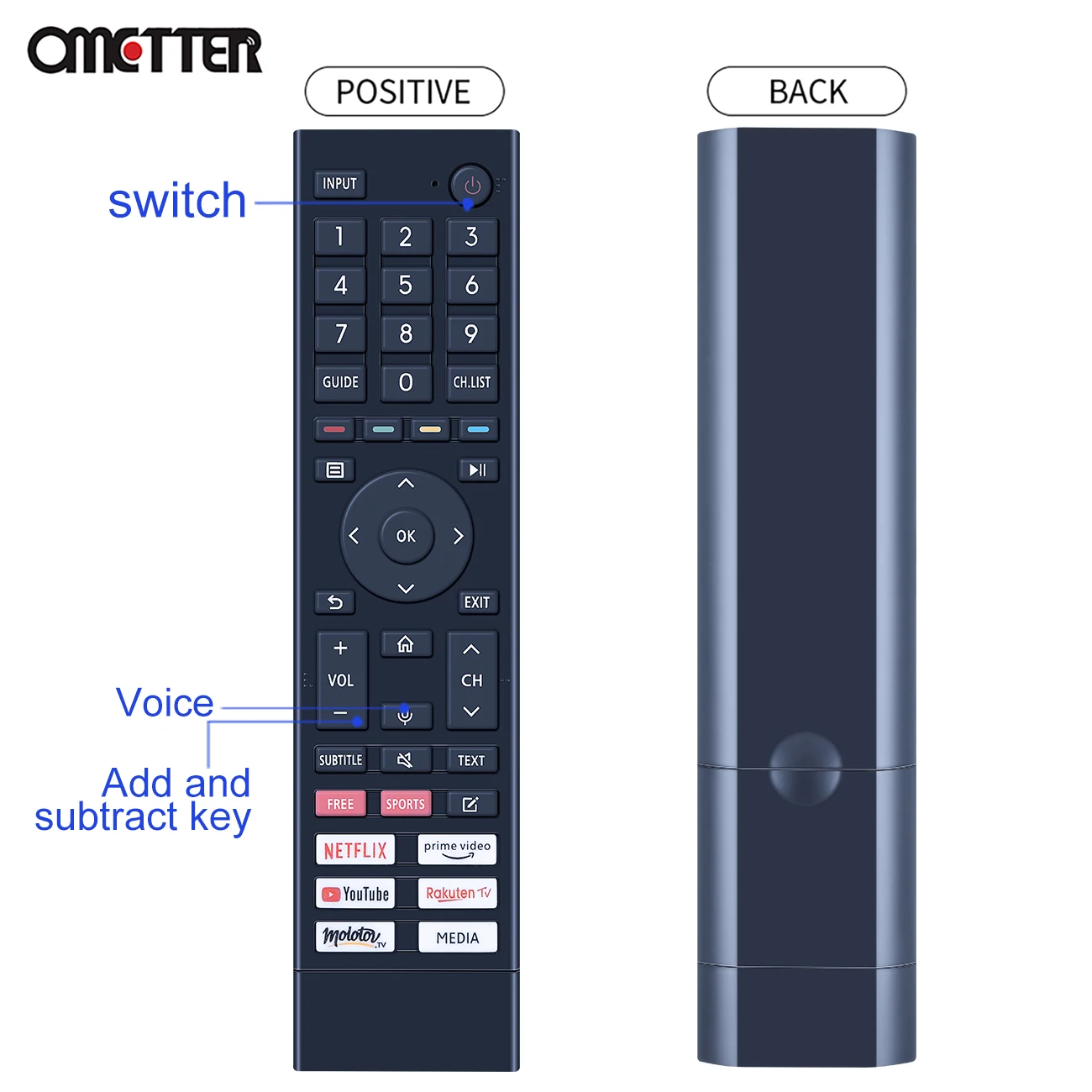 ERF3H80H Voice Original Remote Control For Hisense 43A7GQ 50A7GQ 55A7GQ 65A7GQ 4K HD Flat-panel LCD Smart TV