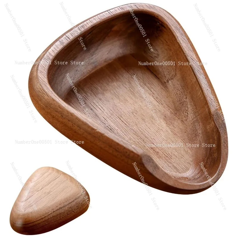 Walnut Coffee Bean Scale Dish Anti Static Spray Dosing Cup Grounds Container Tea Measuring Scoop