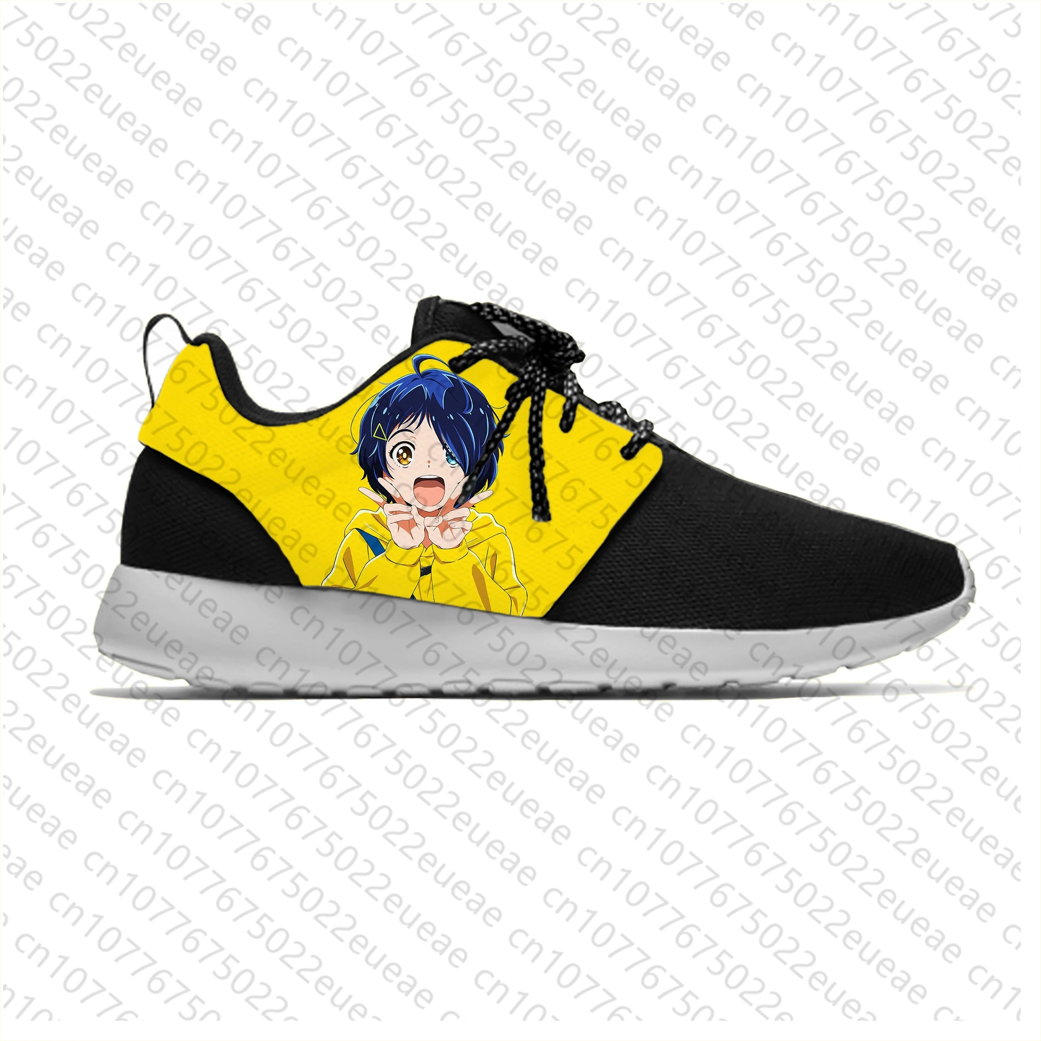 Chaussures de sport respirantes légères pour hommes et femmes, baskets de course Anime Manga Cartoon, Wonder Egg, SevOhto Ai, impression 3D, décontracté