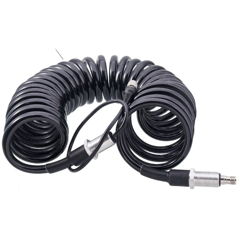 For TNC J to For TNC K RG58 Spring Cable for Reliable For GNSS Signal Transmission in Forklift Antenna Systems