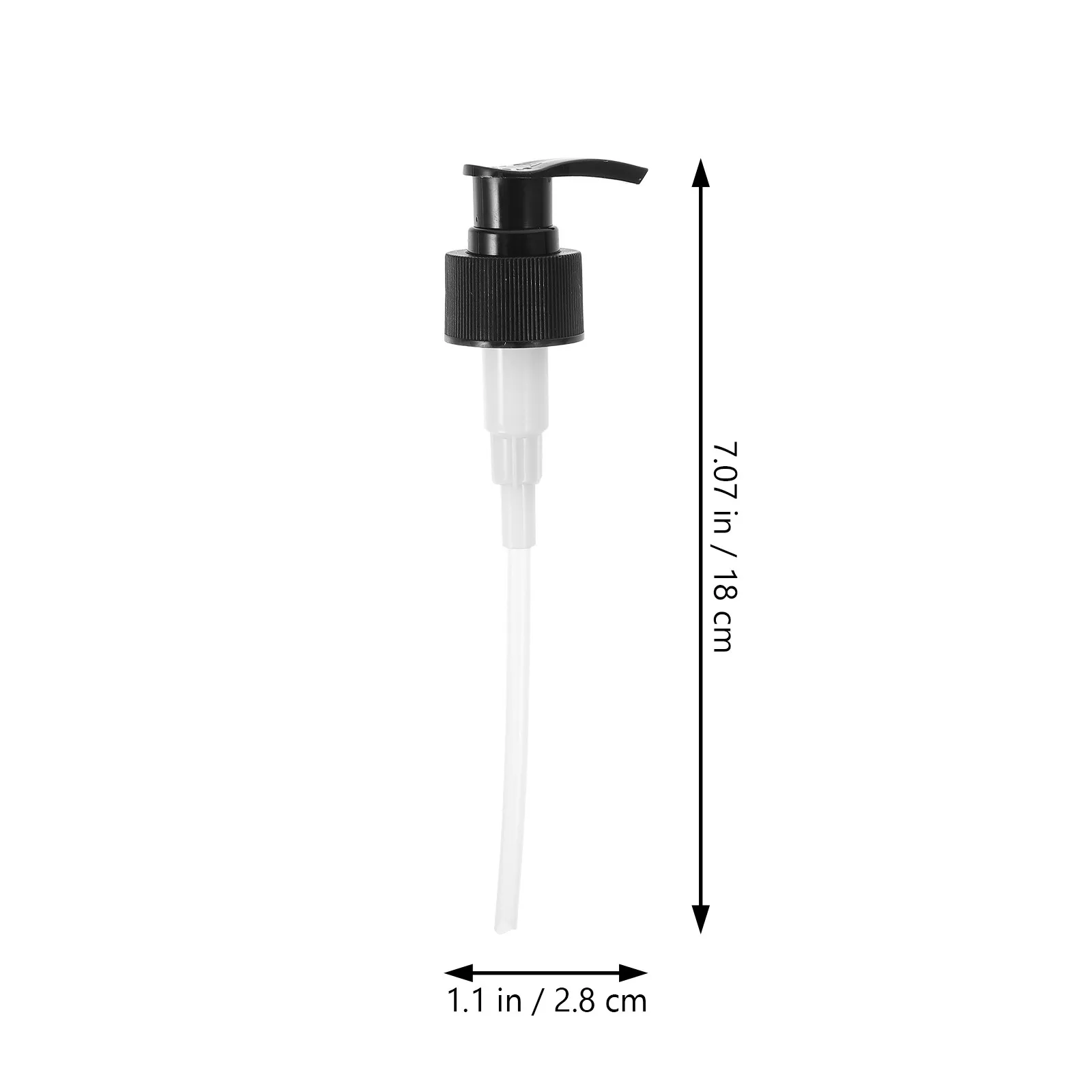 10Pcs Pump Head Replacement Soap Dispenser Pumps Black 28Mm Fits Lotion Shampoo Conditioner Bottles Reusable Travel Bottle