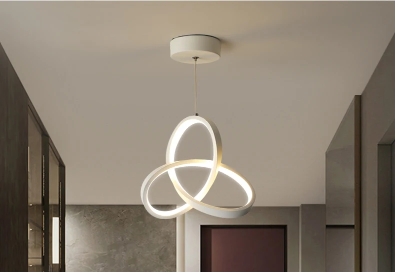 New Balcony Ceiling Chandelier Modern LED Simple Lustre Chandelier Basement Corridor Aisle Cloakroom 110-220V Home Lighting