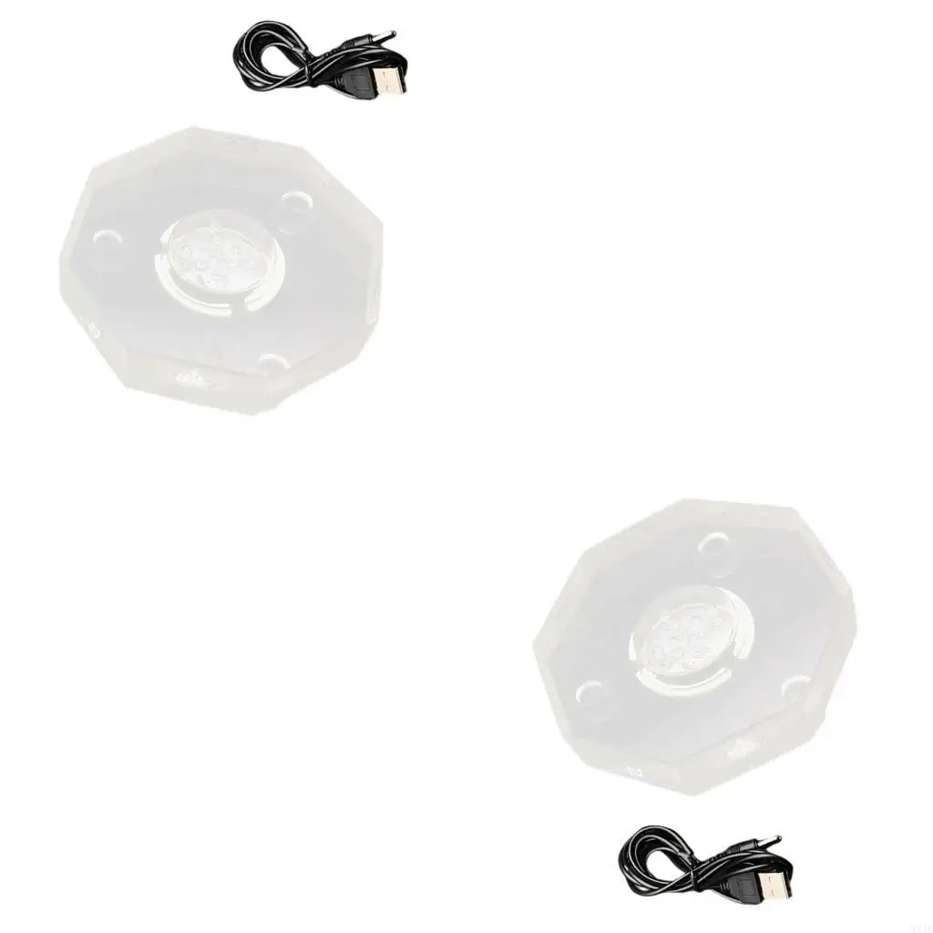 

Illuminated Rotating Platform Sturdy Plastic Base for Ornament Showcase